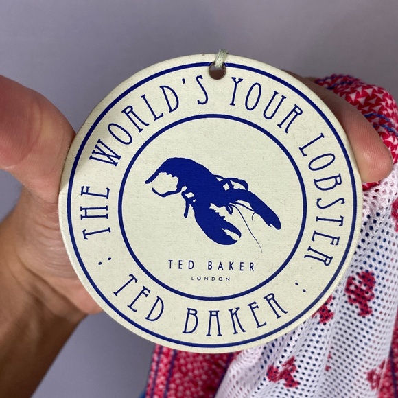 Ted Baker Mens Marky Solid Colour Swim Trunks in Blue US Size 3XL - Picture 11 of 13